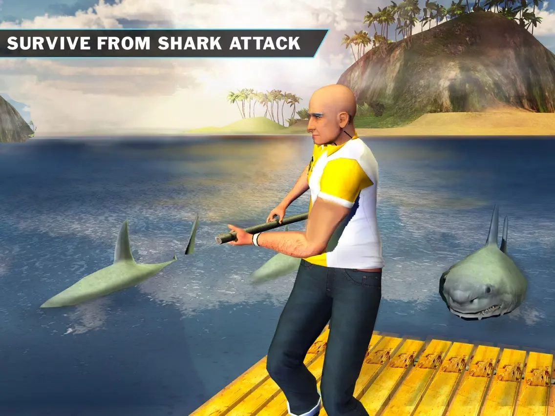 Raft Survival: Lost Island iPad  Screenshots