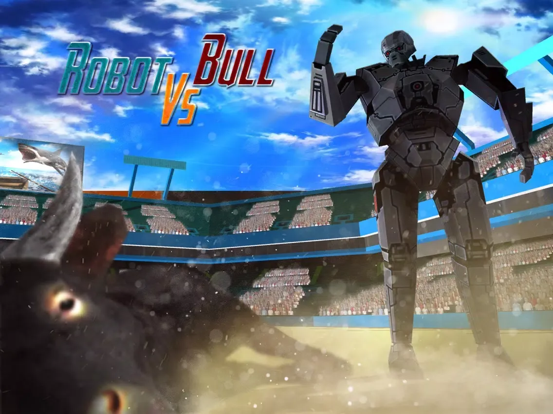Robot Vs Bull – Real War Steel Rampage iPad Screenshots