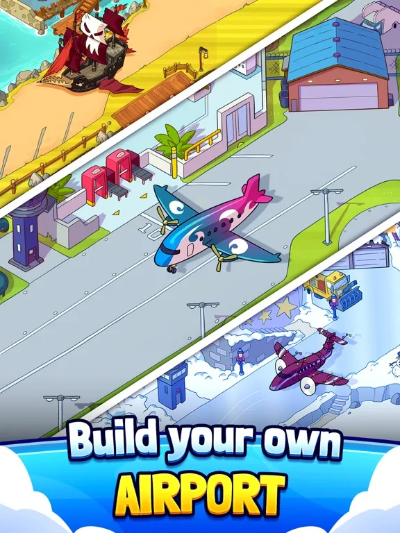 Airport BillionAir Idle Tycoon iPad  Screenshots