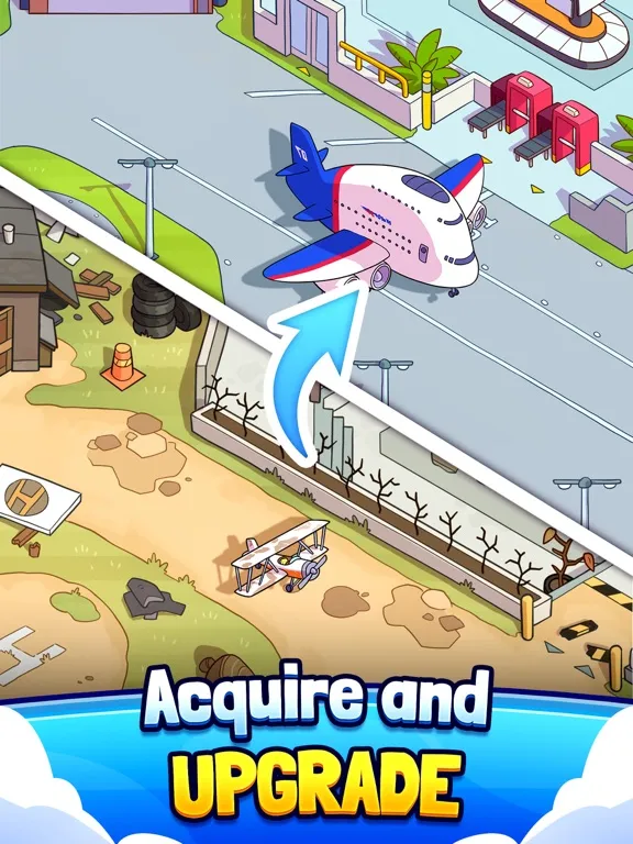 Airport BillionAir Idle Tycoon iPad  Screenshots