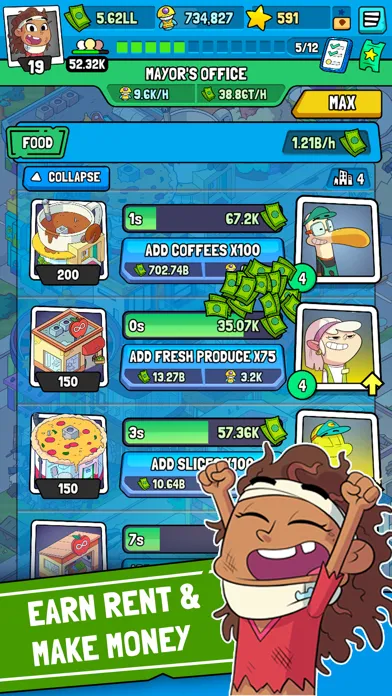 Capturas de tela do Disaster Town Tycoon