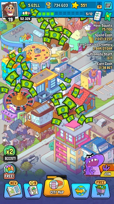 Capturas de tela do Disaster Town Tycoon