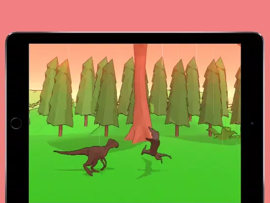 Tangkapan skrin Rogue Dino Runner iPad 