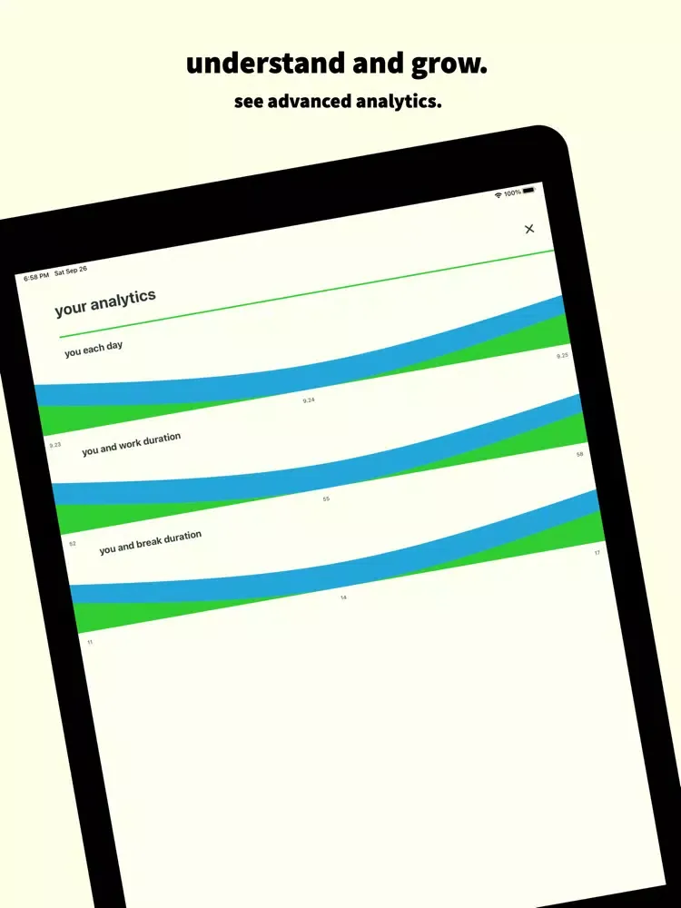 goodDay - pace your workflow iPad  স্ক্রিনশট