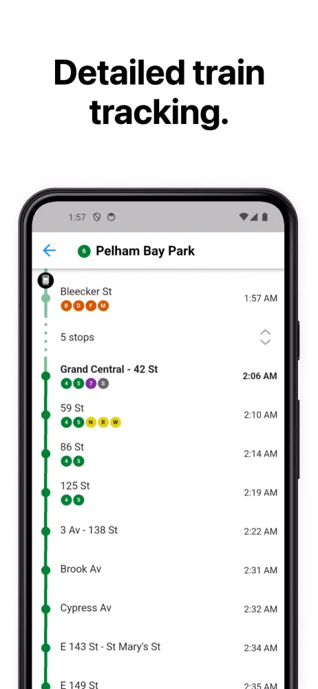Ảnh chụp màn hình của Subway Time NYC