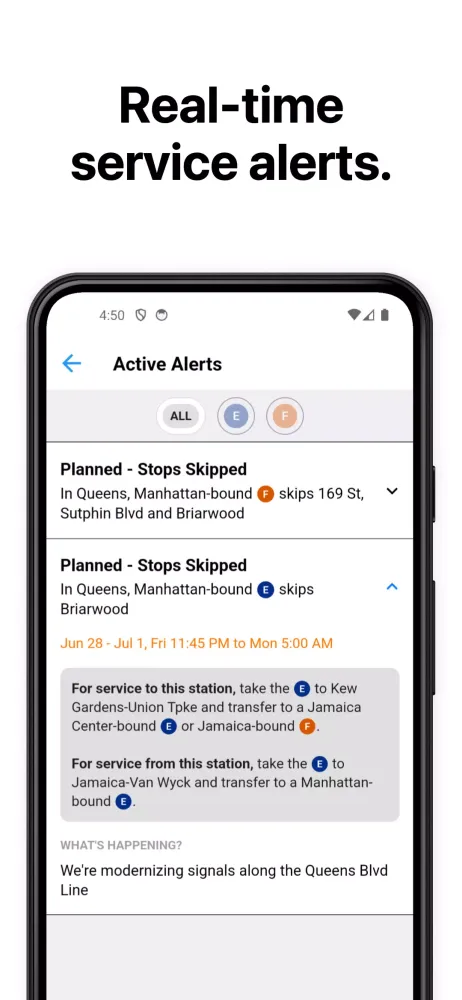 Ảnh chụp màn hình của Subway Time NYC