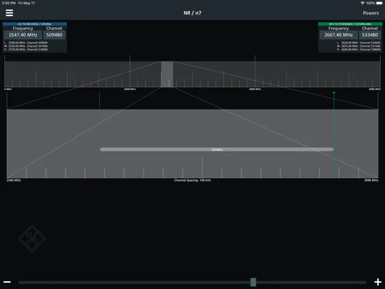 Capturas de tela do Wireless Comm. Calculator iPad 