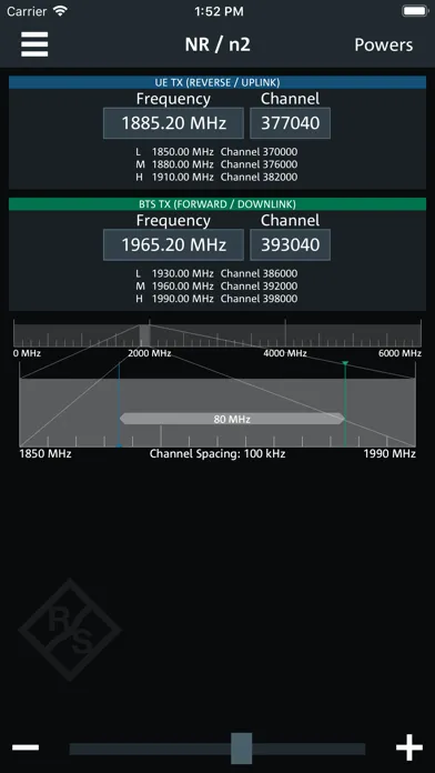 Capturas de tela do Wireless Comm. Calculator