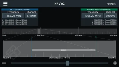 Capturas de tela do Wireless Comm. Calculator