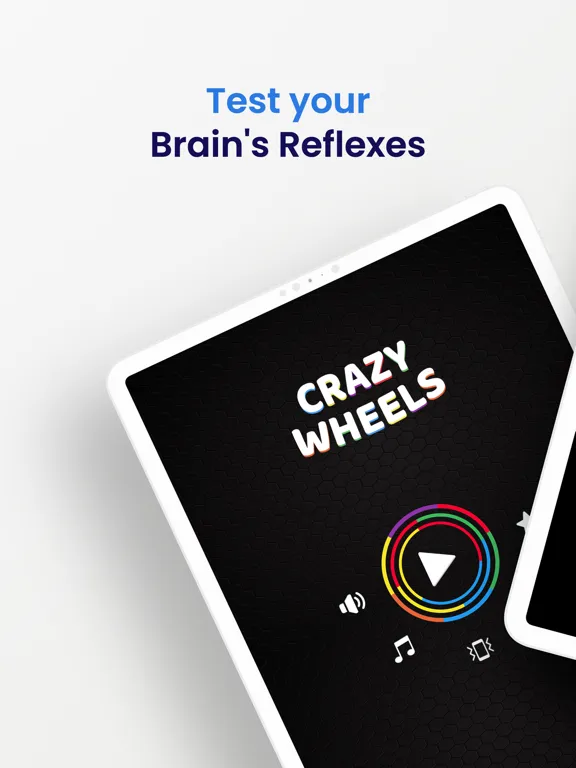 Crazy Wheel- Ticking colors iPad  Screenshots