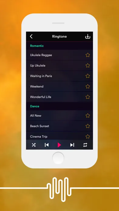 Capturas de pantalla de Ringtone Maker & MP3 Editor