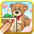 Amusing Kids Puzzles - cute scenes for kids, toddlers and families