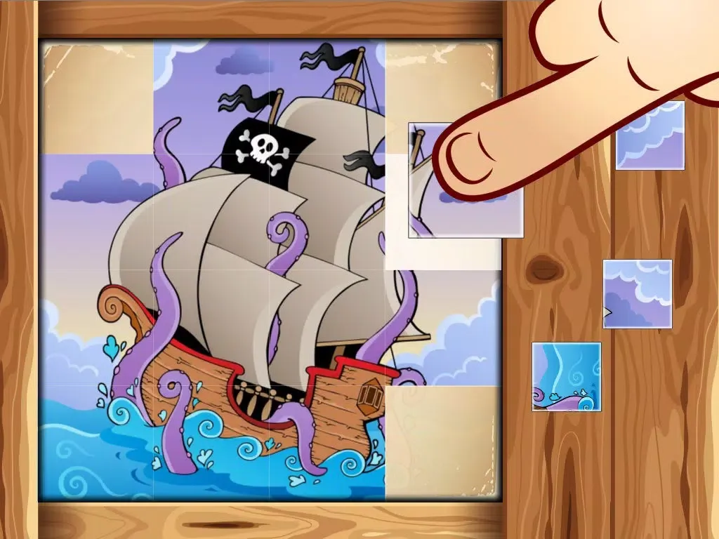 Скриншоты Amusing Kids Puzzles - cute scenes for kids, toddlers and families iPad 
