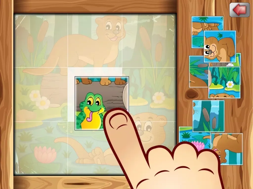 Скриншоты Amusing Kids Puzzles - cute scenes for kids, toddlers and families iPad 