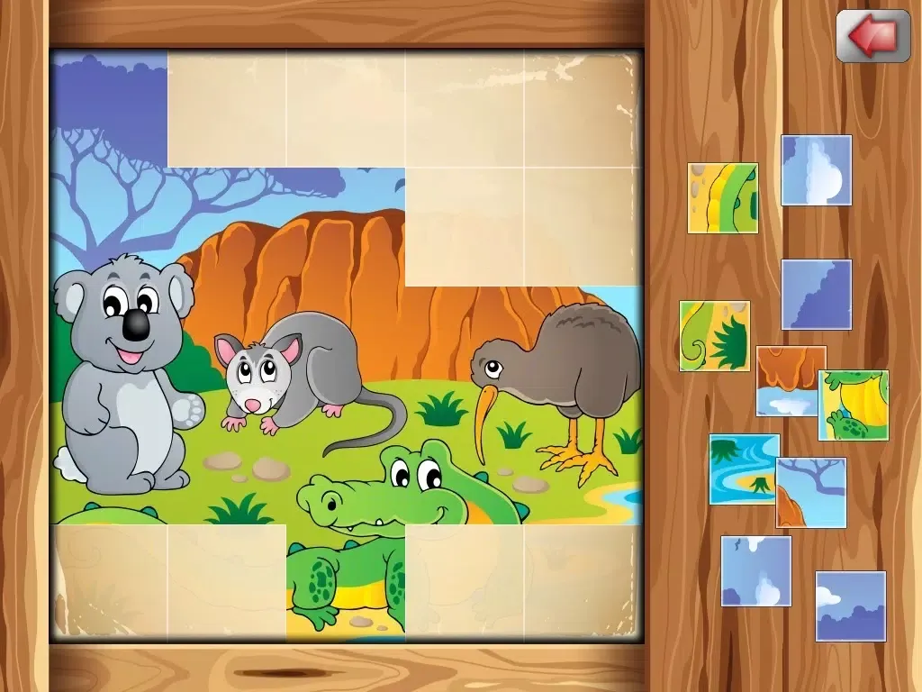 Скриншоты Amusing Kids Puzzles - cute scenes for kids, toddlers and families iPad 