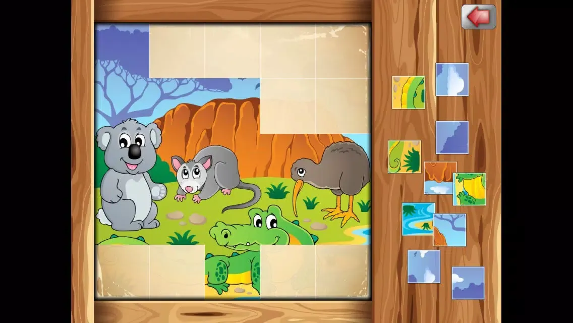 Скриншоты Amusing Kids Puzzles - cute scenes for kids, toddlers and families