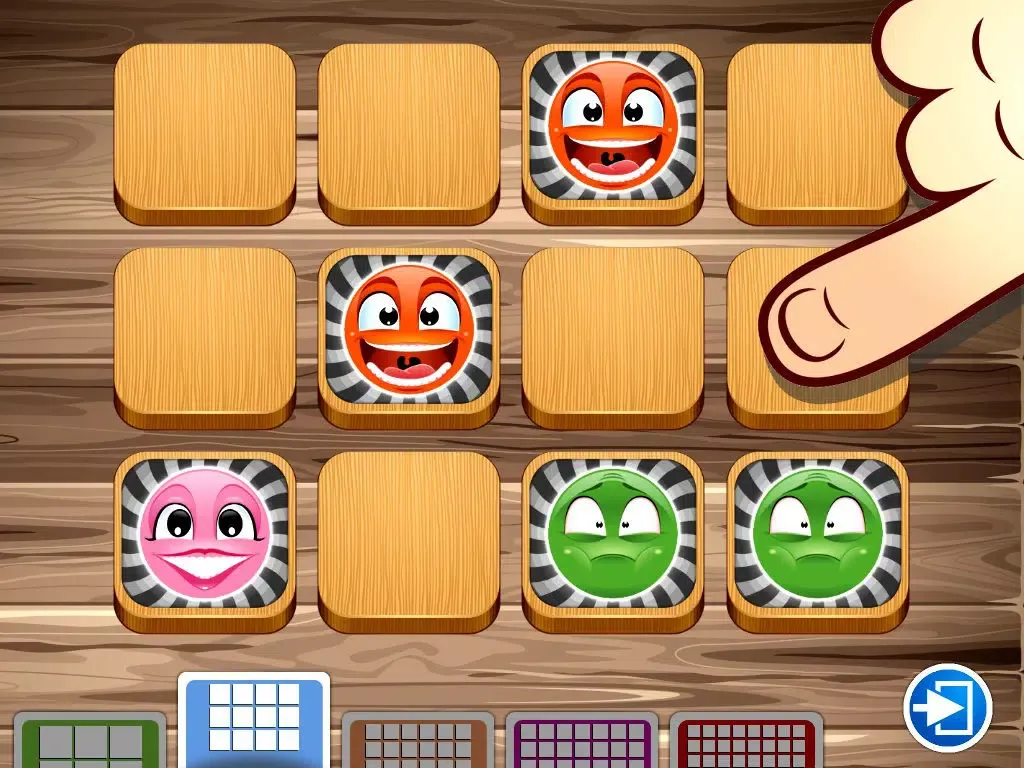 Screenshot di Memo Blocks - Free Memo And Match Up Game For Toddlers And Kids iPad 