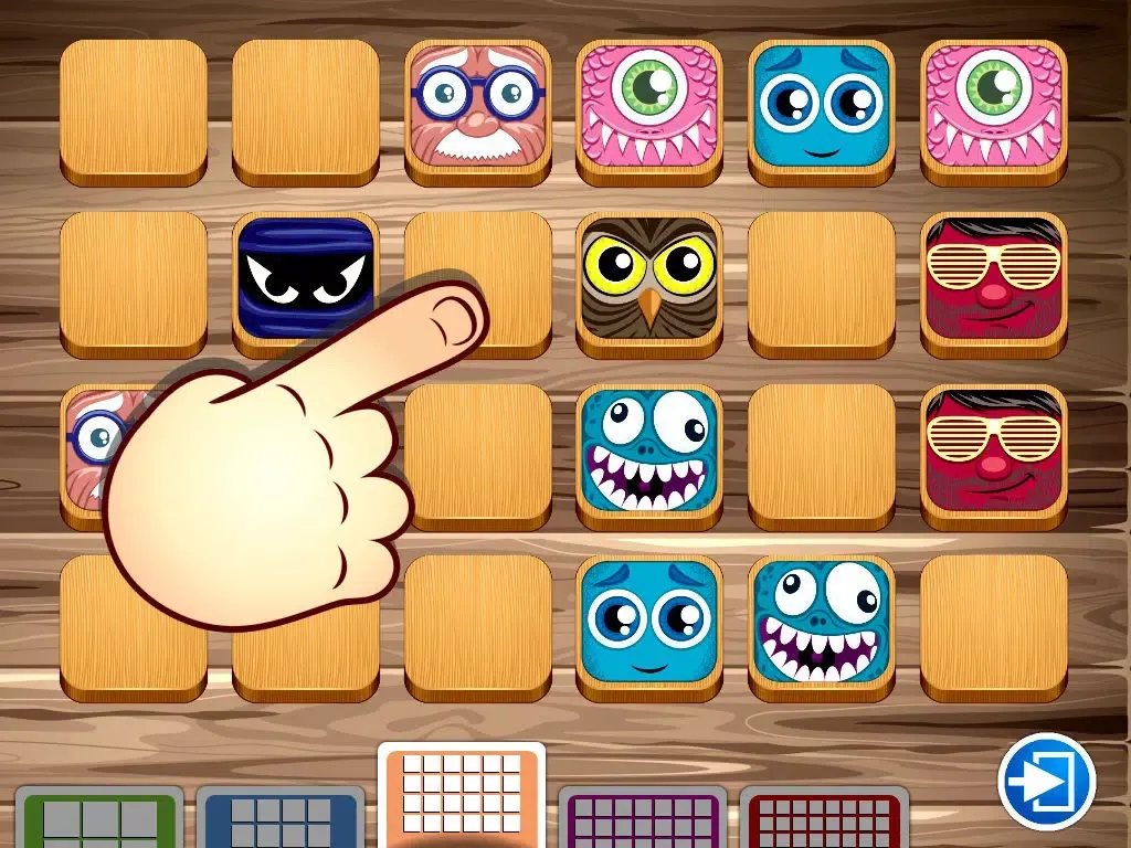 Screenshot di Memo Blocks - Free Memo And Match Up Game For Toddlers And Kids iPad 