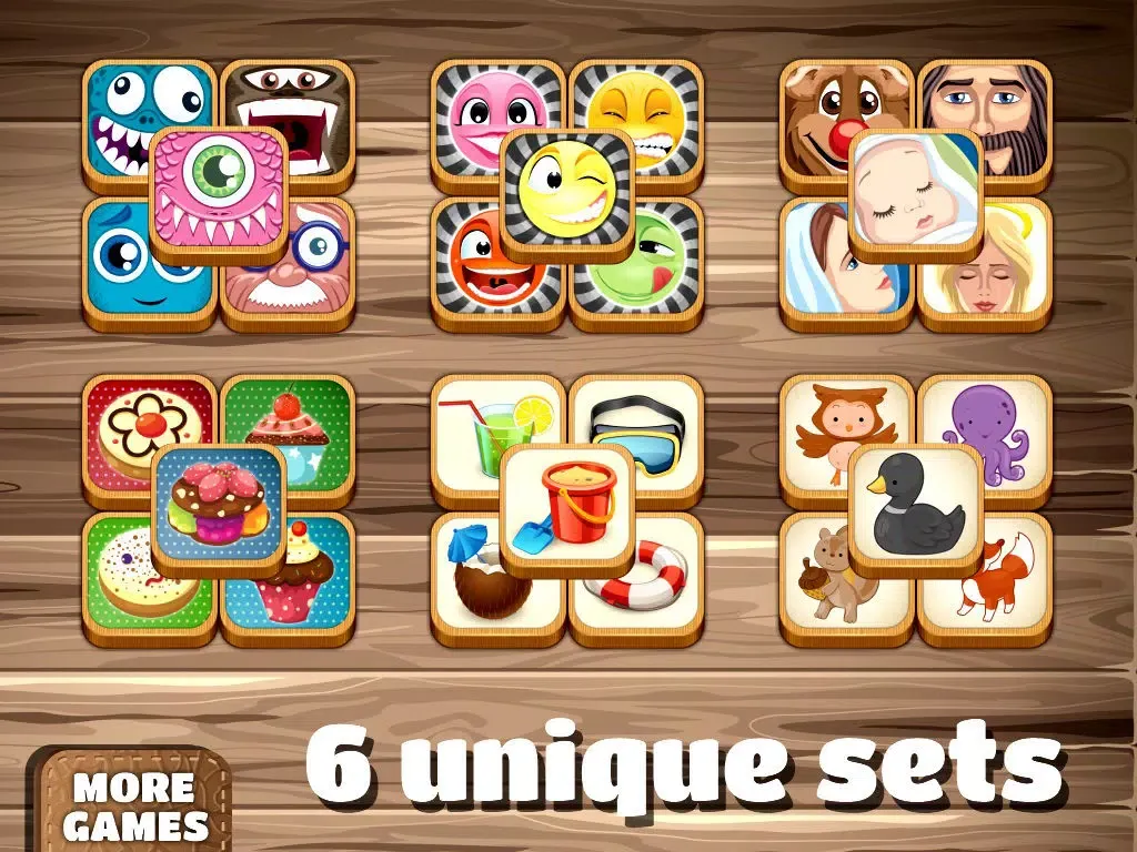 Screenshot di Memo Blocks - Free Memo And Match Up Game For Toddlers And Kids iPad 