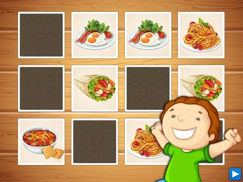 Capturas de pantalla de Dish Memo Game For Kids iPad 