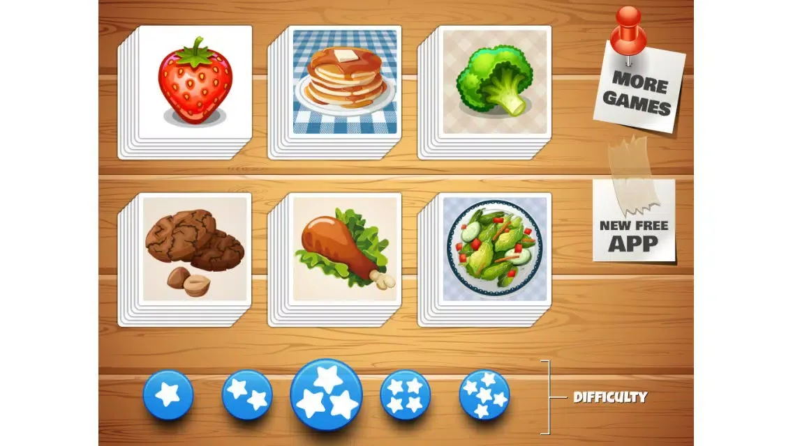 Capturas de pantalla de Dish Memo Game For Kids