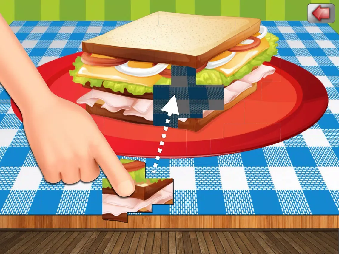 Dish Puzzle For Toddlers iPad  स्क्रीनशॉट