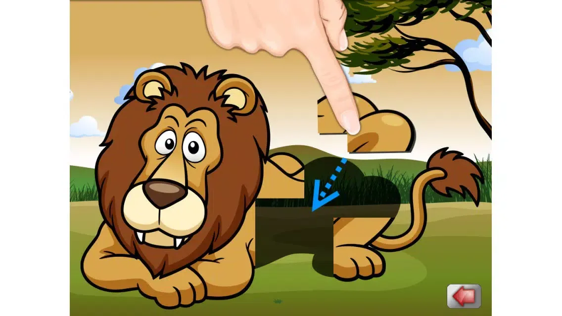 Animal Drag And Drop Puzzle For Toddlers And Kids स्क्रीनशॉट