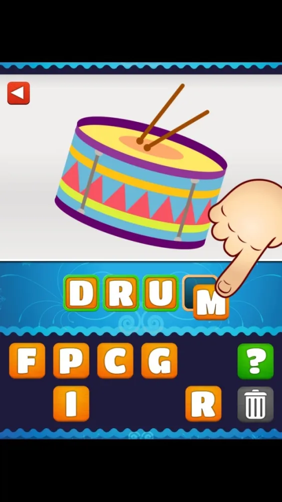 Captures d'écran de Find The Word For Kids - 1 Pic 1 Word