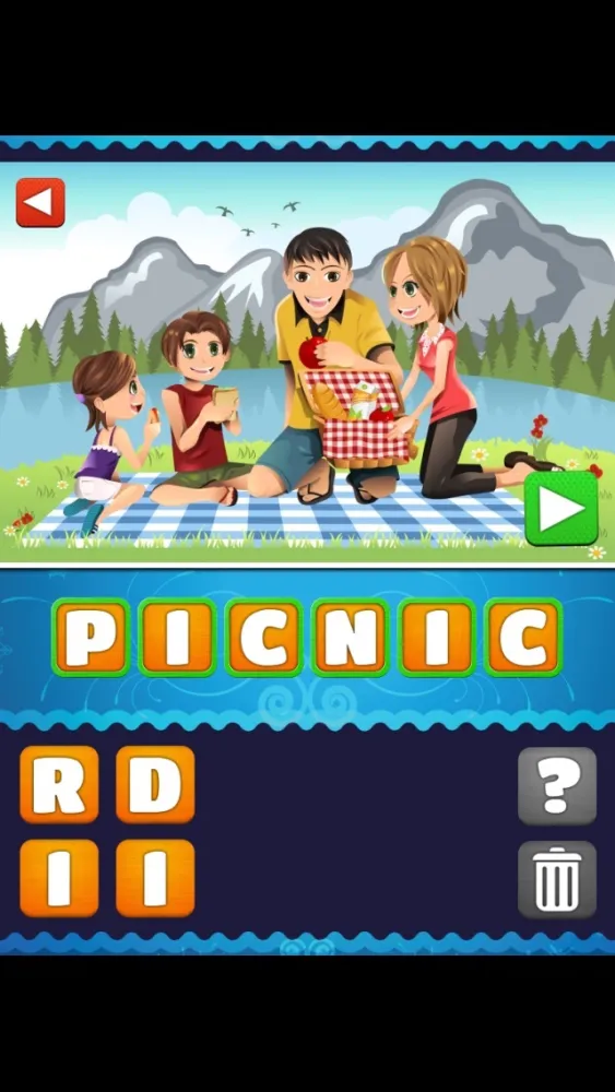 Captures d'écran de Find The Word For Kids - 1 Pic 1 Word