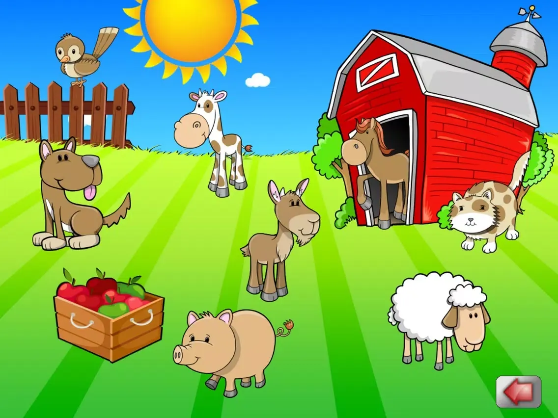 Adventureland for toddlers - explore animals iPad  Screenshots