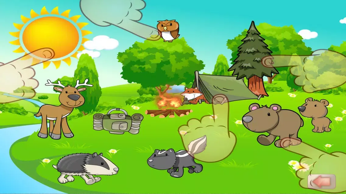 Adventureland for toddlers - explore animals Screenshots