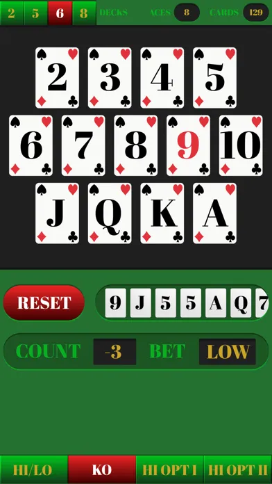 Capturas de pantalla de Blackjack Tracker - Easy card counting
