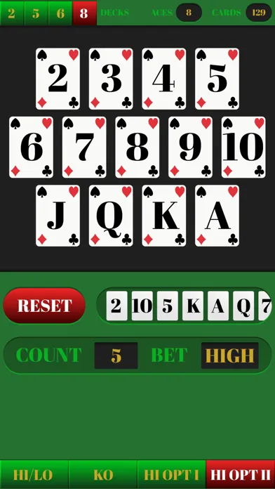 Capturas de pantalla de Blackjack Tracker - Easy card counting