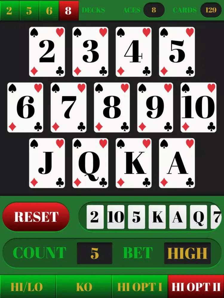 Скриншоты Blackjack Tracker iPad 