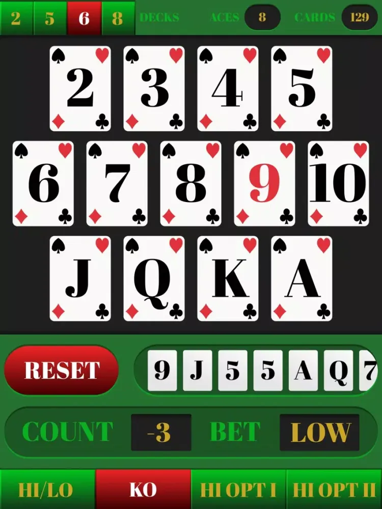 Скриншоты Blackjack Tracker iPad 