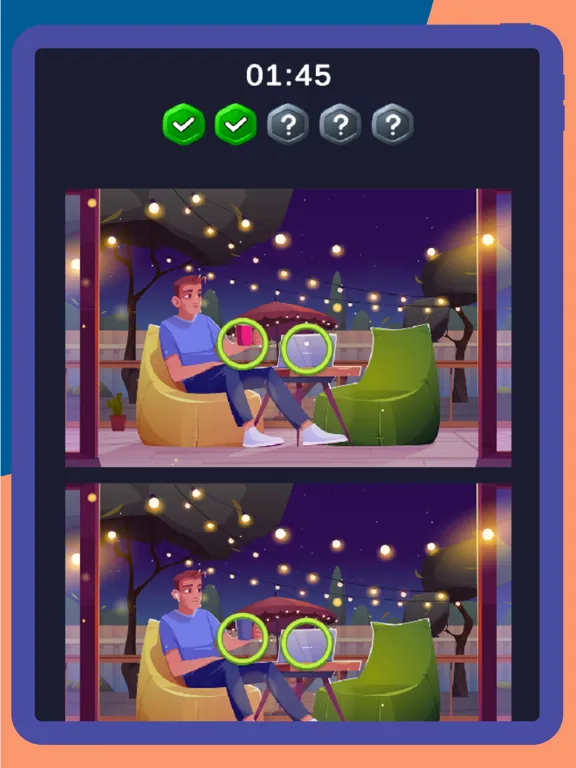 Ảnh chụp màn hình của Finding: Find the Differences iPad 