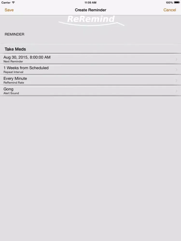 Capturas de pantalla de ReRemind - Critical Task List iPad 