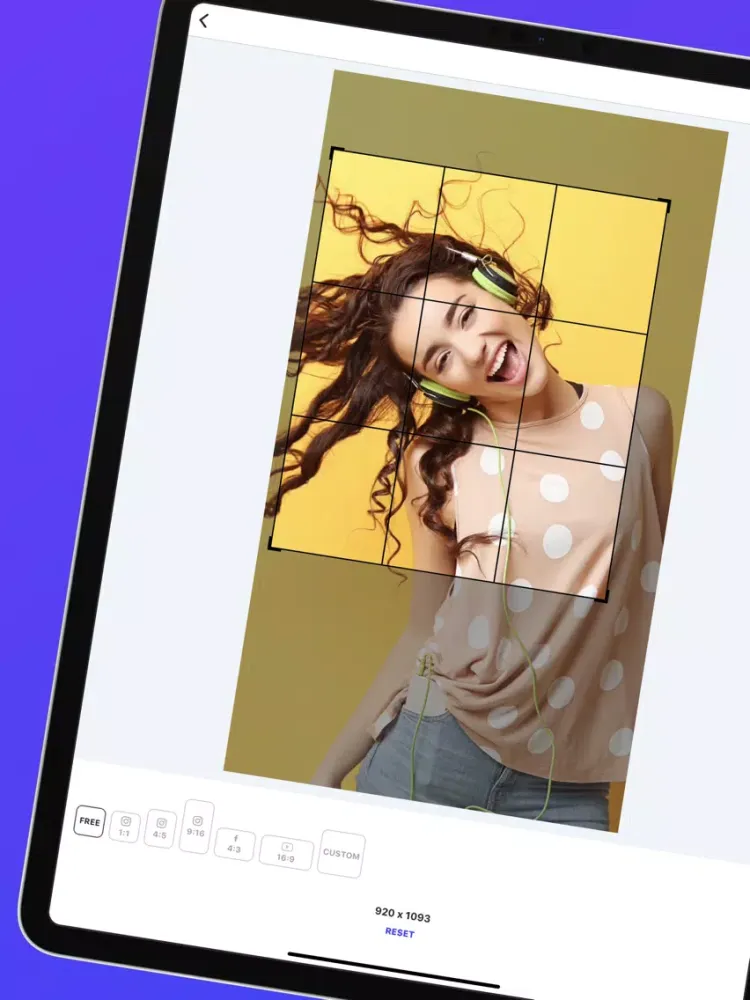 Video Crop - Resize Movie Clip iPad  Ekran Görüntüleri