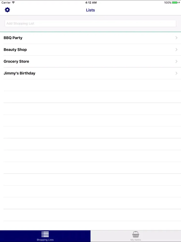 Grocery/Shopping List Pro iPad  سکرین شاٹس