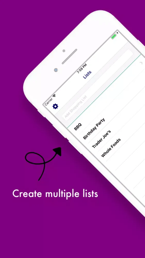 Grocery/Shopping List Pro سکرین شاٹس
