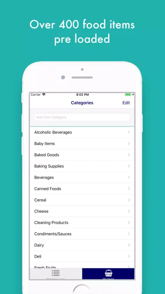 Grocery/Shopping List Pro سکرین شاٹس