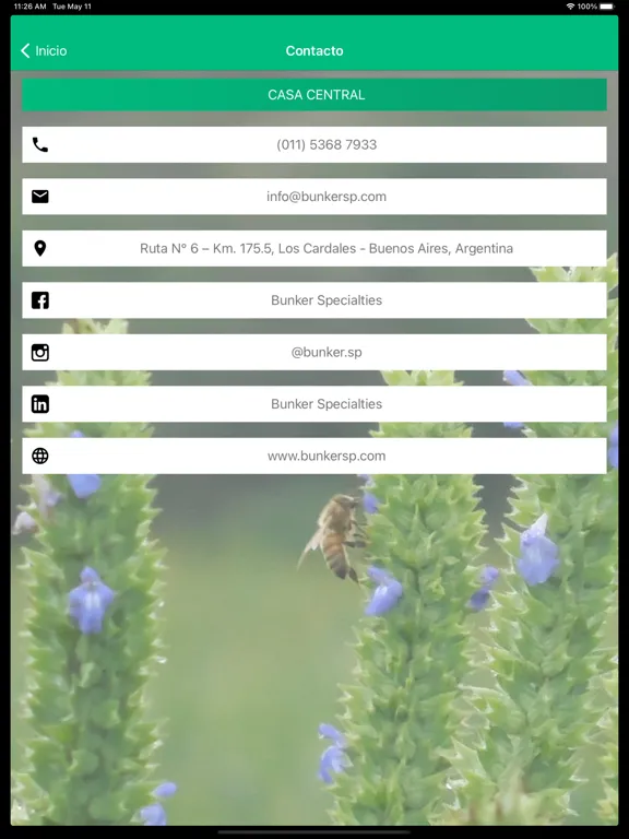 Bunker Specialities iPad  Screenshots