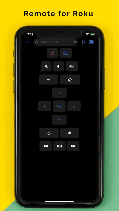 Remote Control for Roku TVs 스크린샷