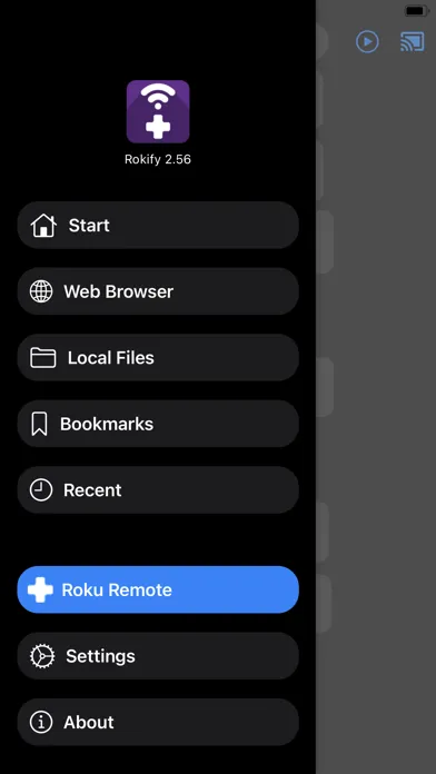 Remote Control for Roku TVs 스크린샷