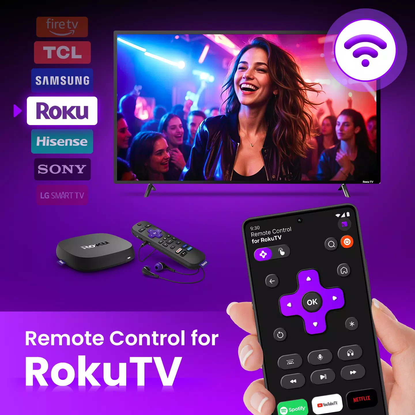 TV Remote Control for RokuTV Screenshots