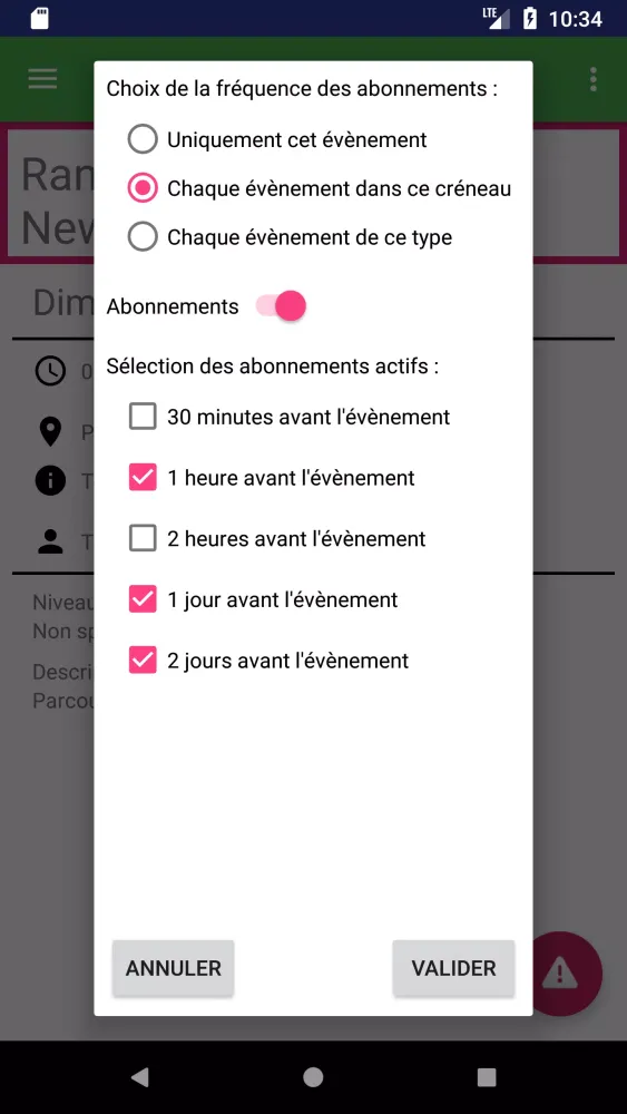 Captures d'écran de ROL