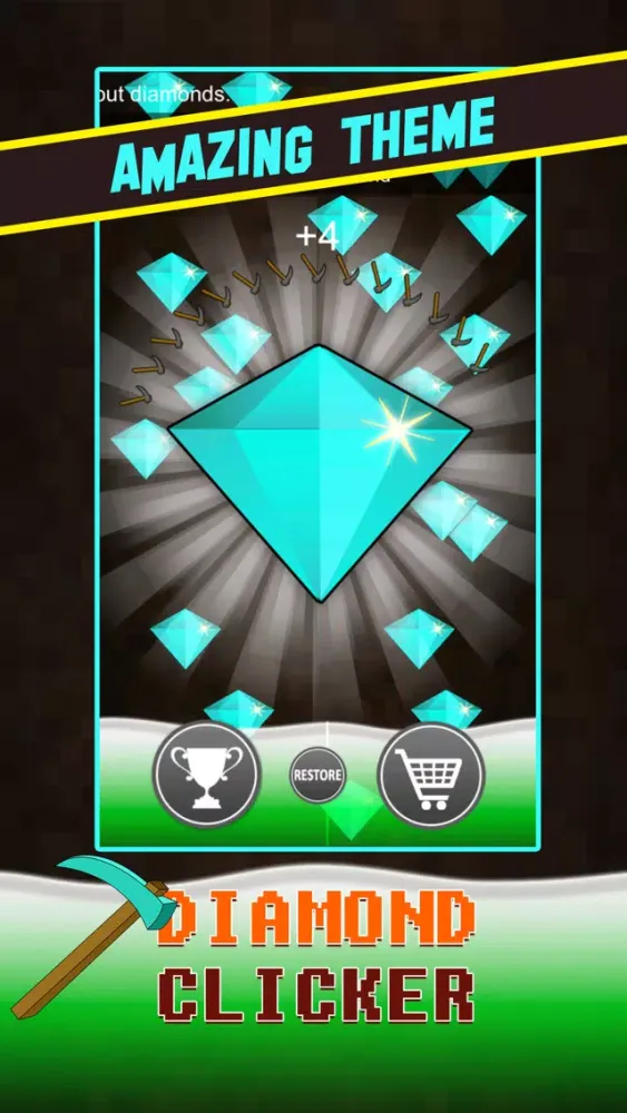 Diamond Clicker - Crafting Edition Minigame Screenshots