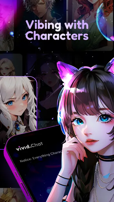 Vivid.Chat: AI Character Ekran Görüntüleri