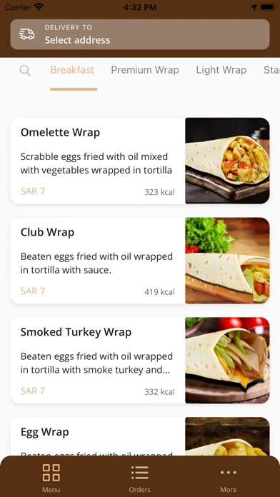Tangkapan skrin Roll and Wrap  رول اند راب