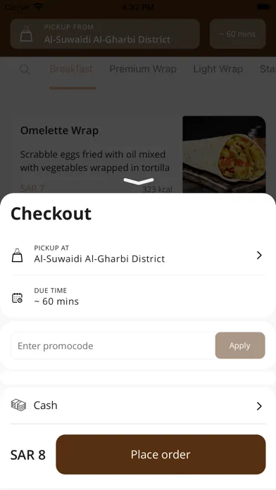 Tangkapan skrin Roll and Wrap  رول اند راب